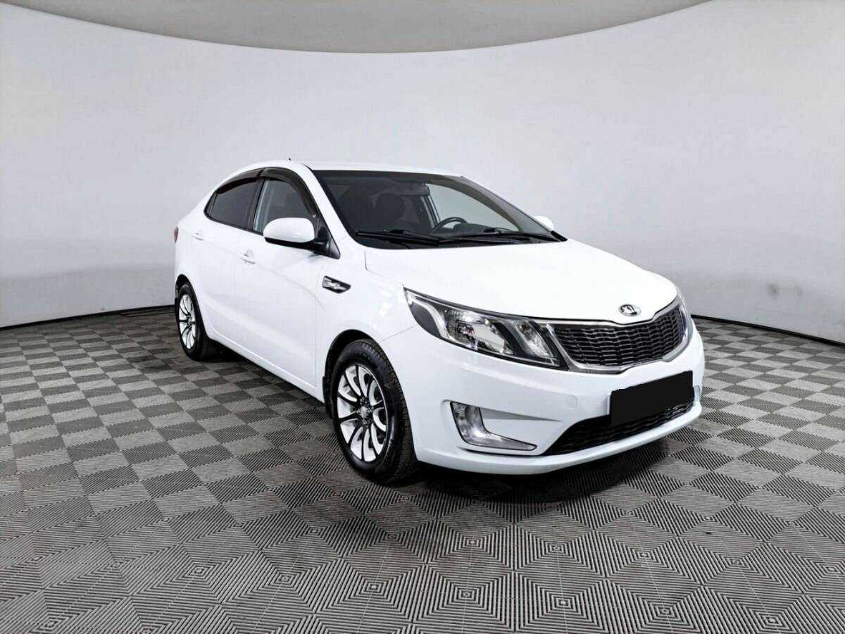 Kia Rio 5-speed, 2014 - фото №3