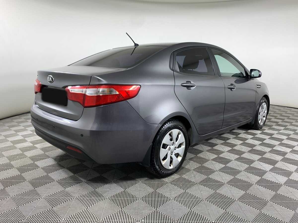 Kia Rio 5-speed, 2014 - фото №4