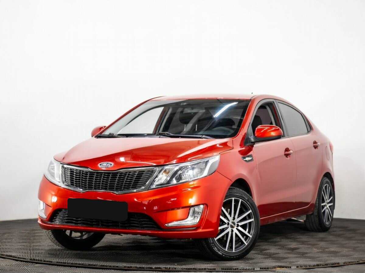 Kia Rio 5-speed, 2012 - фото №1